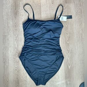 La Blanca island goddess lingerie one piece black size 12 swimsuit